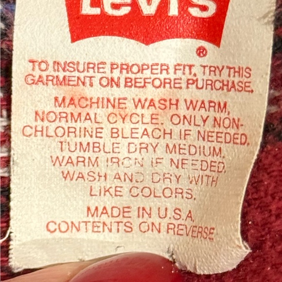 Vintage Levi’s Strauss heavy warm trucker denim / Jean Jacket size 36 - Picture 8 of 13